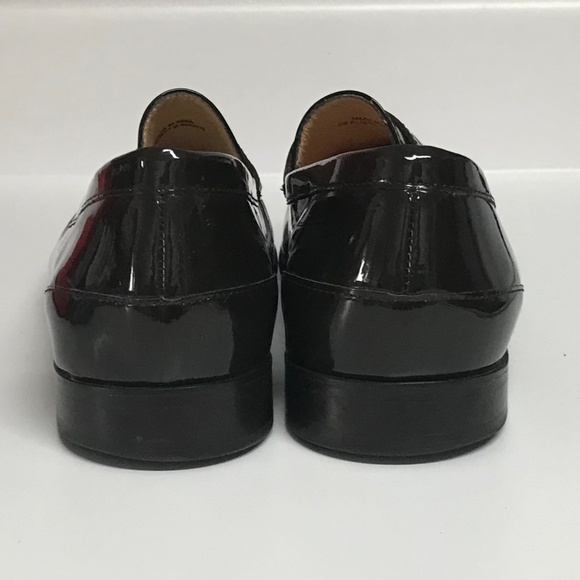 Cole Haan Brown Air Patent Leather Penny Loafer Shoe - Picture 4 of 9